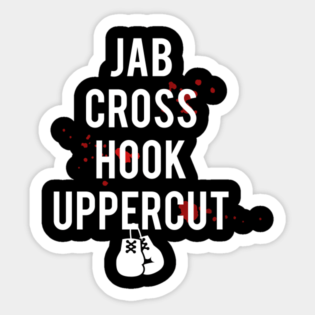 Uppercut Kickboxing Boxing MMA Fighting Sticker by merchmafia